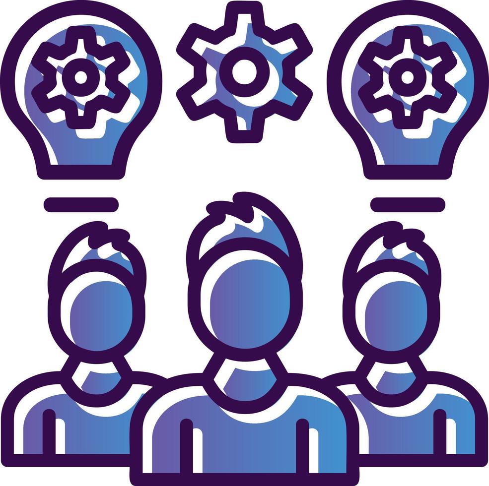 Team Work Vector Icon Design