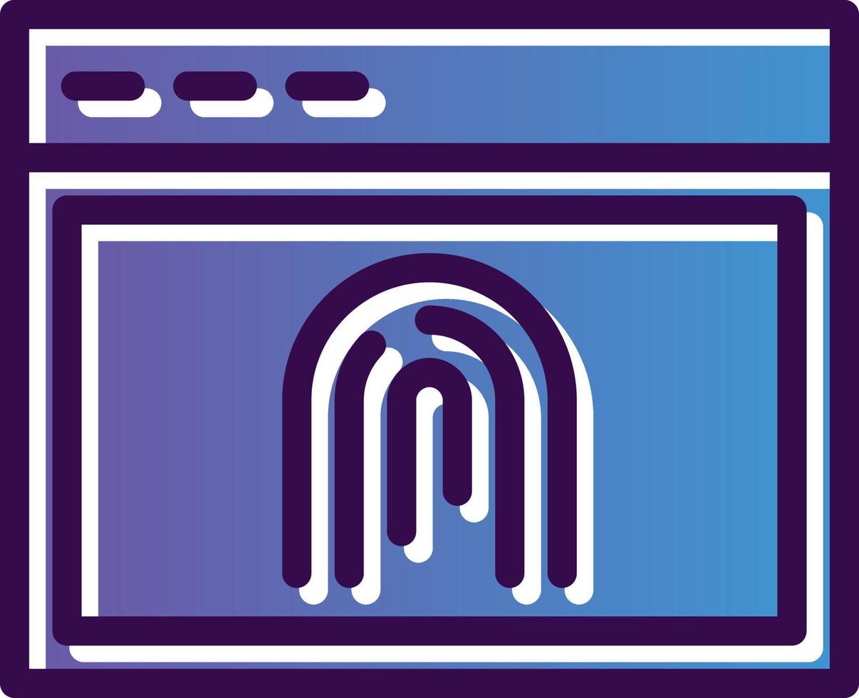 Biometric Vector Icon Design