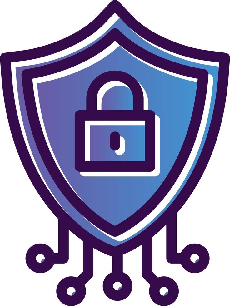 Cyber Security Vector Icon Design