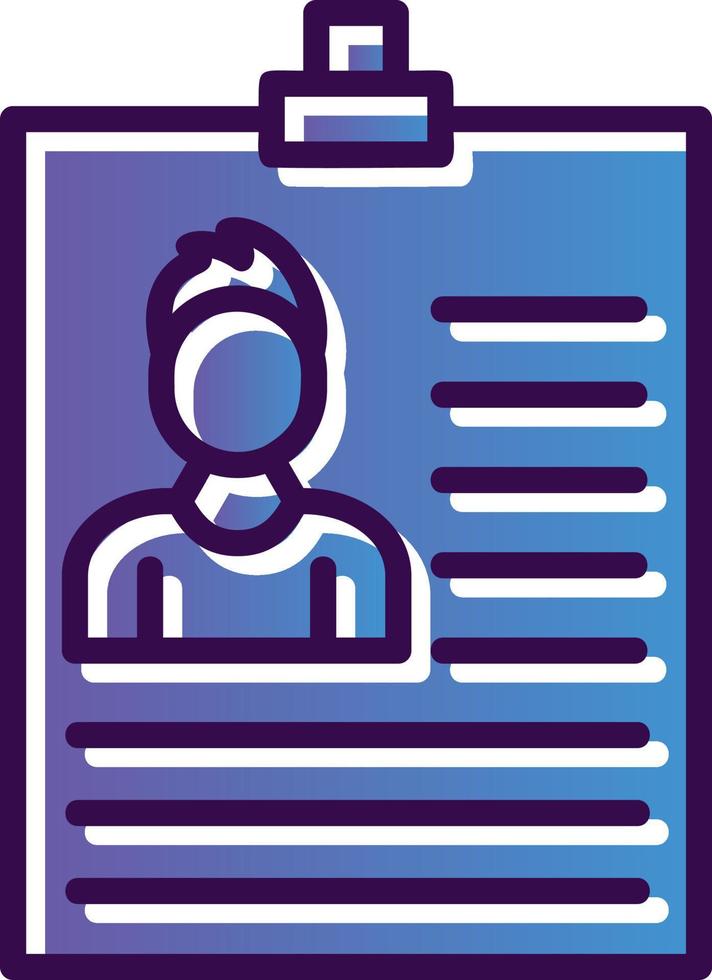 Identification Vector Icon Design