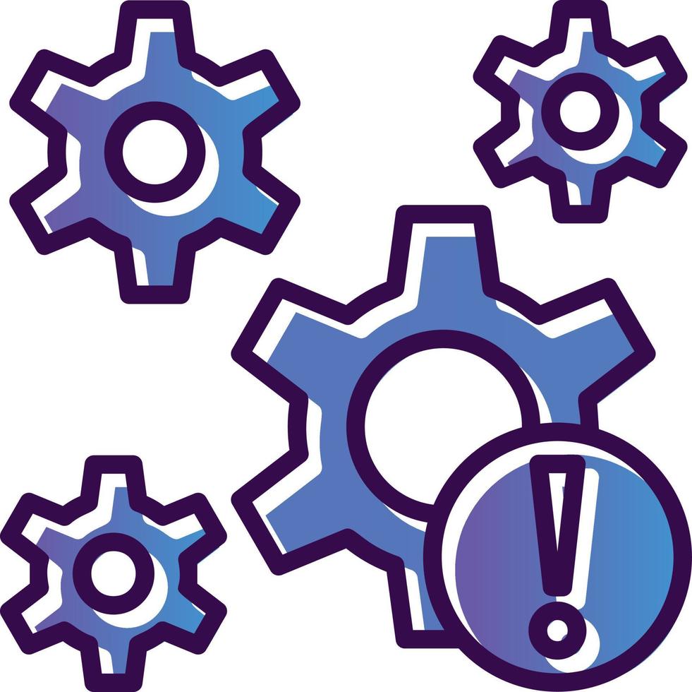 Operational Risk Vector Icon Design