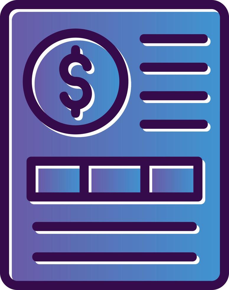 Invoice Vector Icon Design