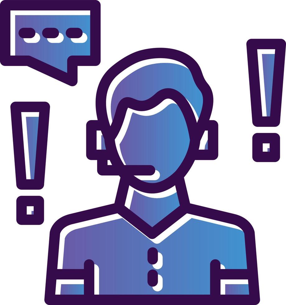 Complaint Vector Icon Design