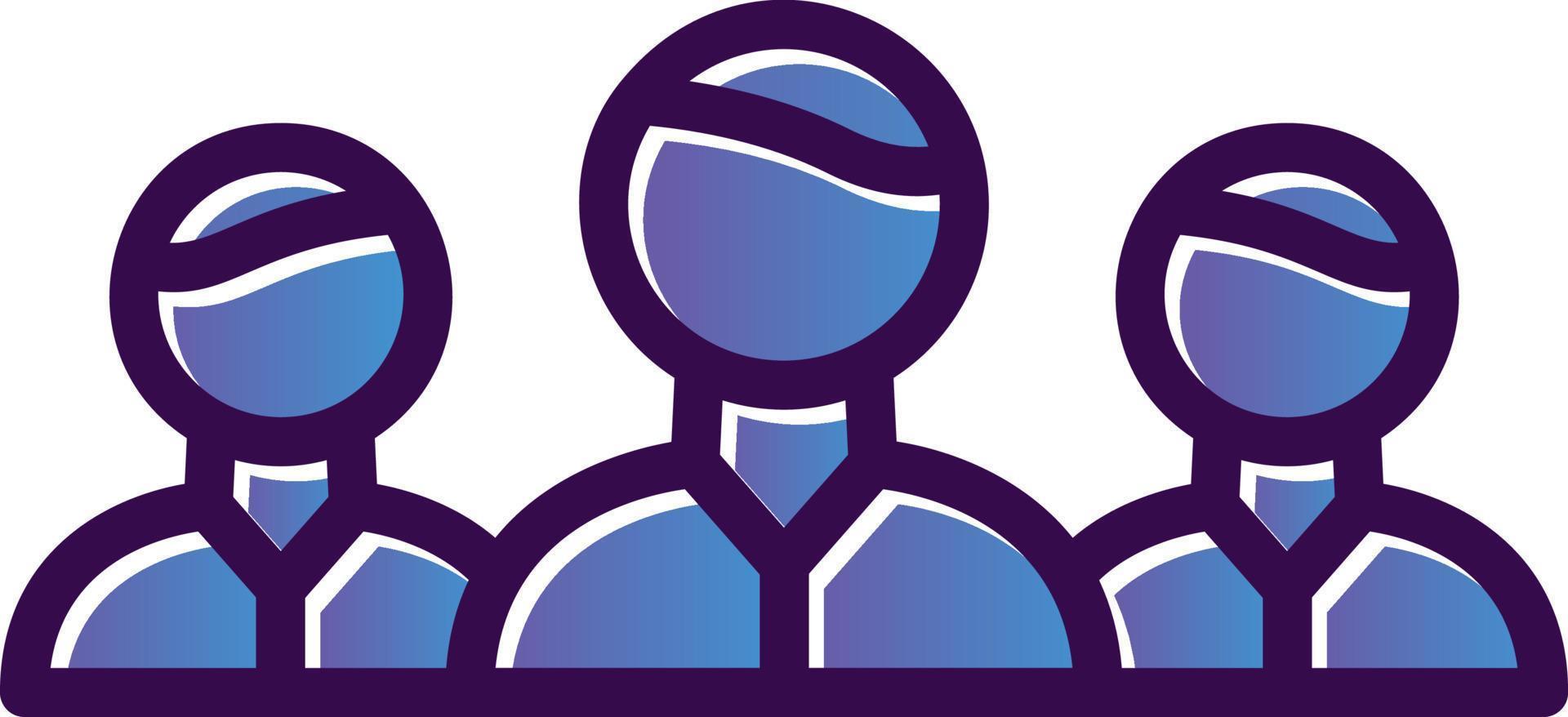 Team Vector Icon Design