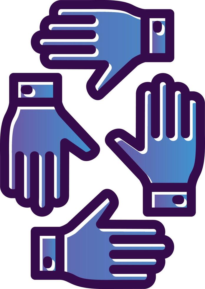 Teamwork Vector Icon Design