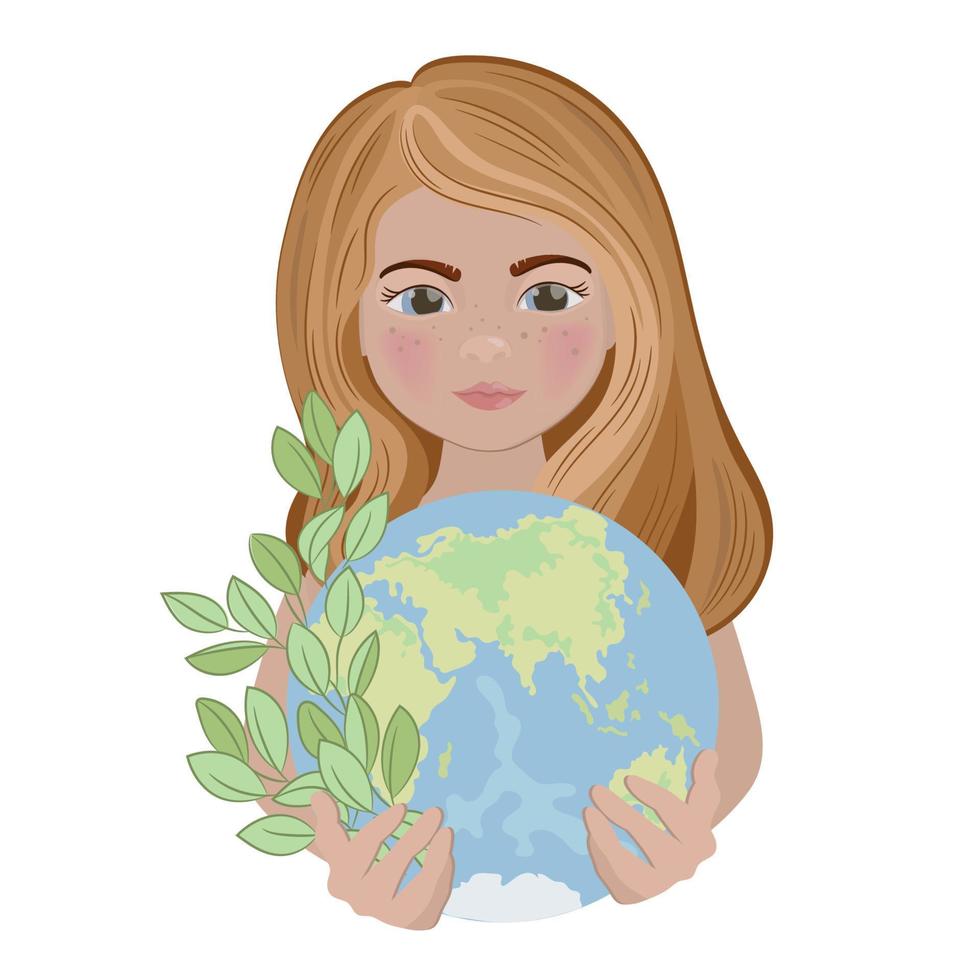 MOTHER EUROPE Planet Day Holiday Party Vector Illustration