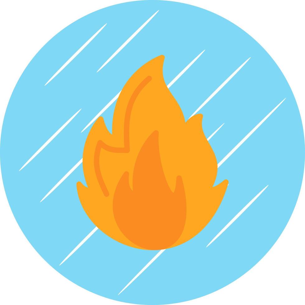 Flame Vector Icon Design