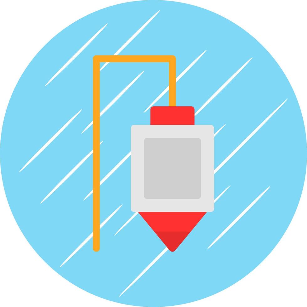 Plumb Bob Vector Icon Design