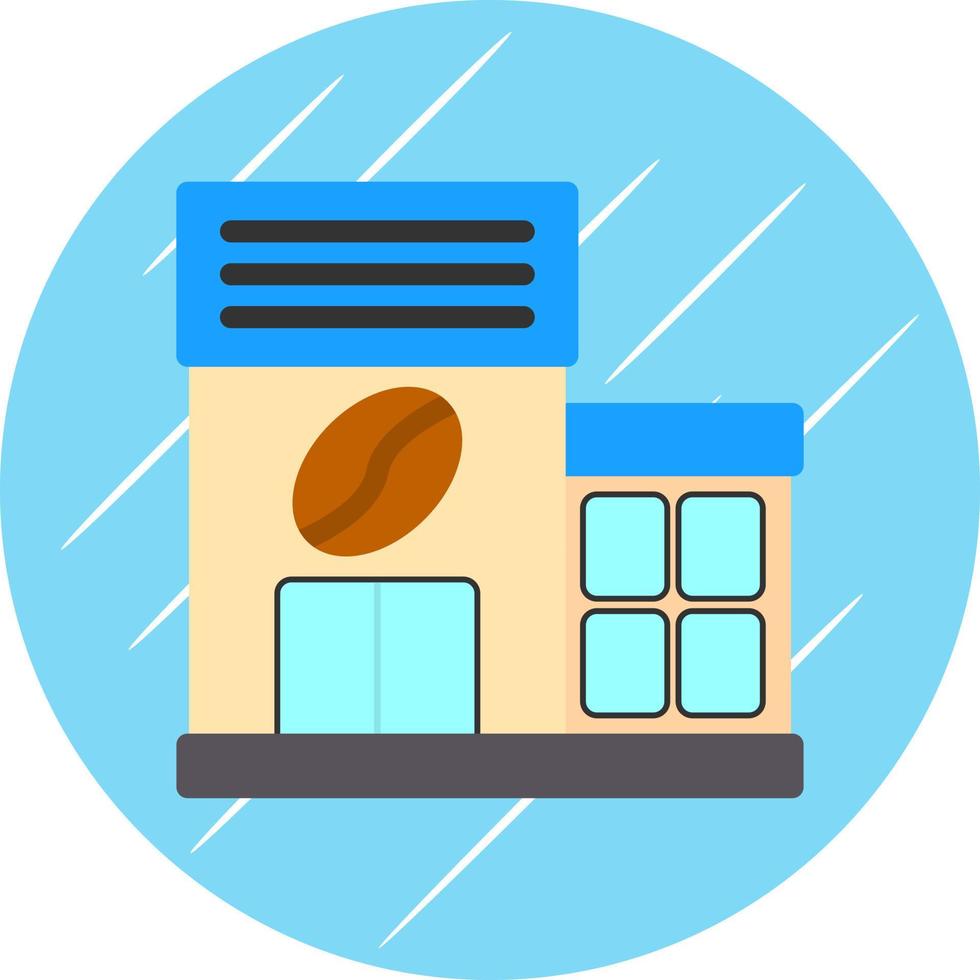 Coffee Shop Vector Icon Design