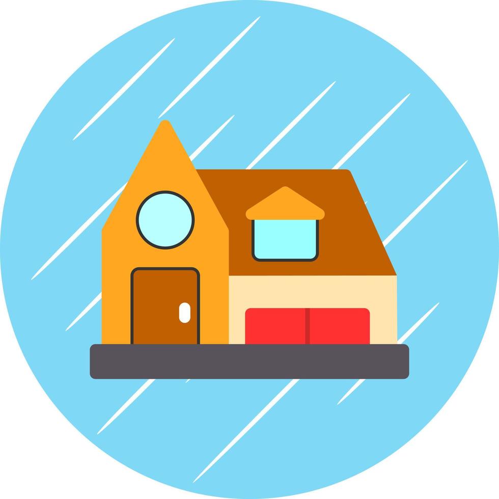 Cottage Vector Icon Design