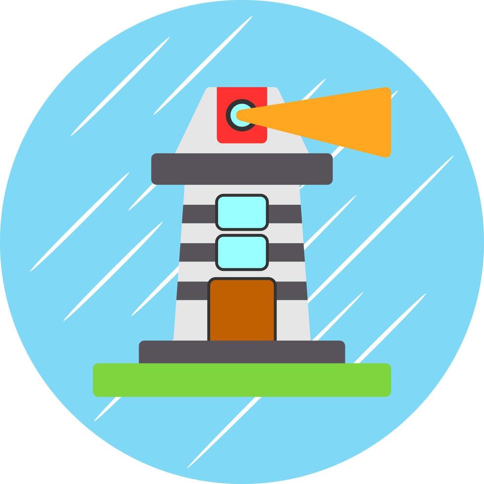 Lighthouse Vector Icon Design