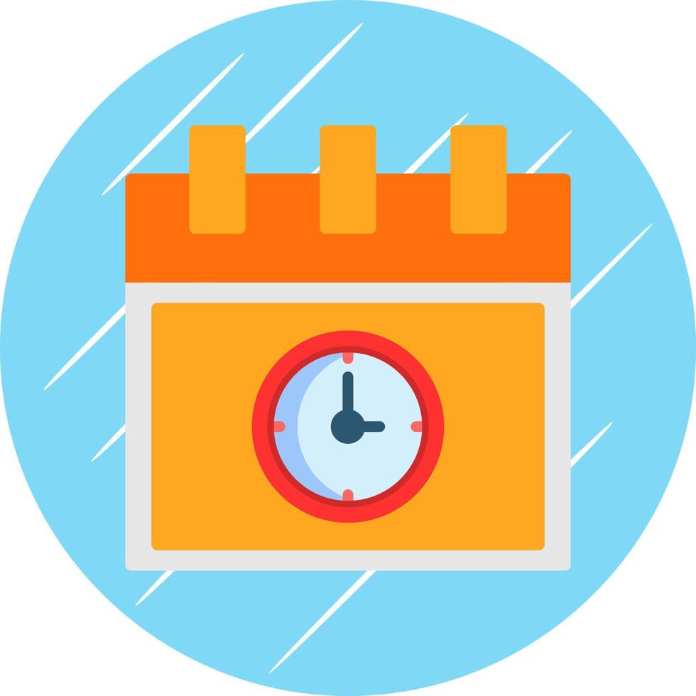 Deadline Vector Icon Design