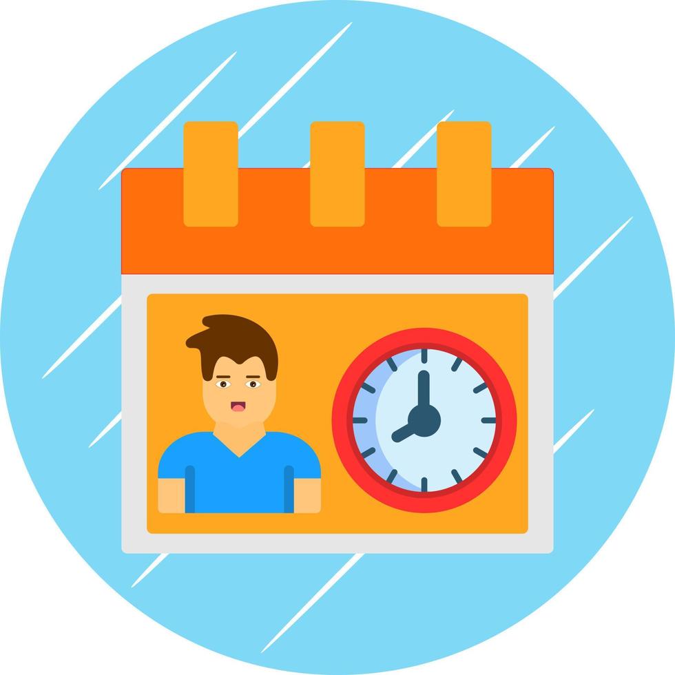 Working Hours Vector Icon Design