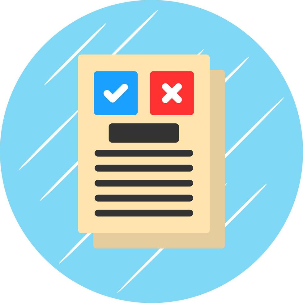 Rules Vector Icon Design