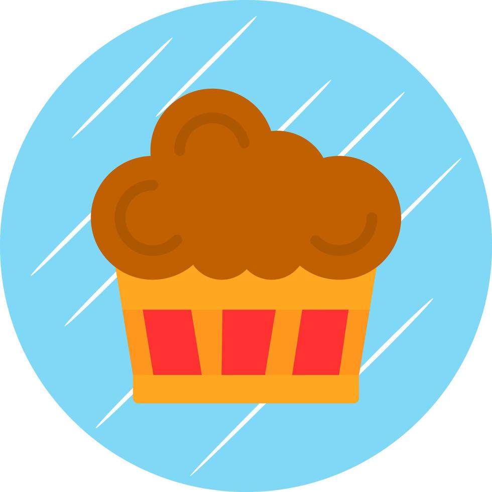 diseño de icono de vector de cupcake