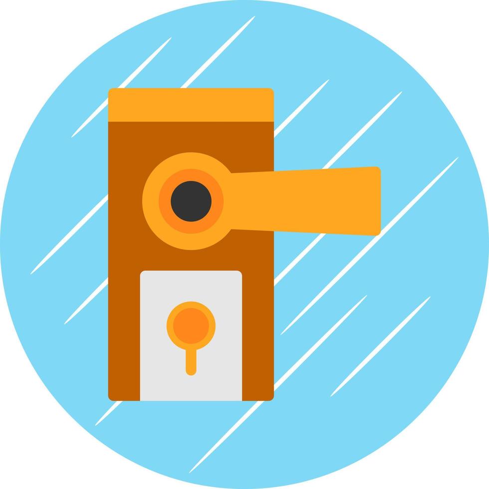 Door Knob Vector Icon Design