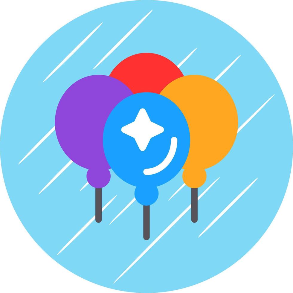 Balloons Vector Icon Design