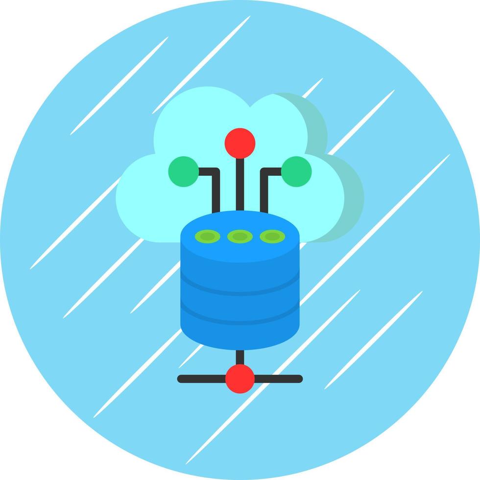 Cloud Storage Vector Icon Design