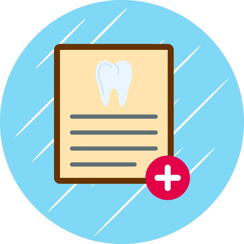 Medical Report Vector Icon Design