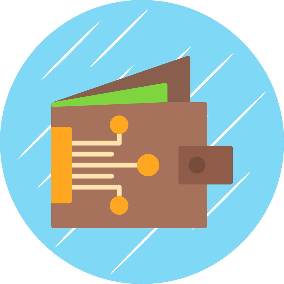 Digital Wallet Vector Icon Design