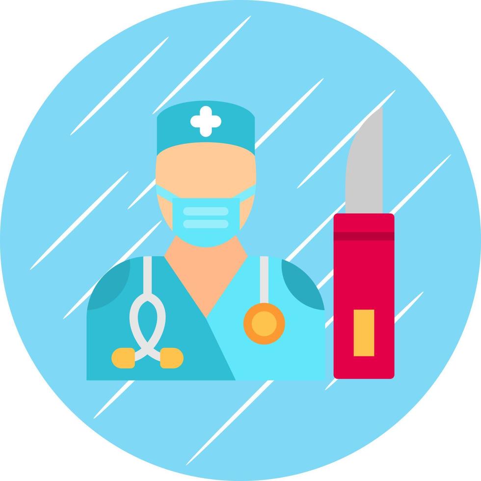 Surgeon Vector Icon Design