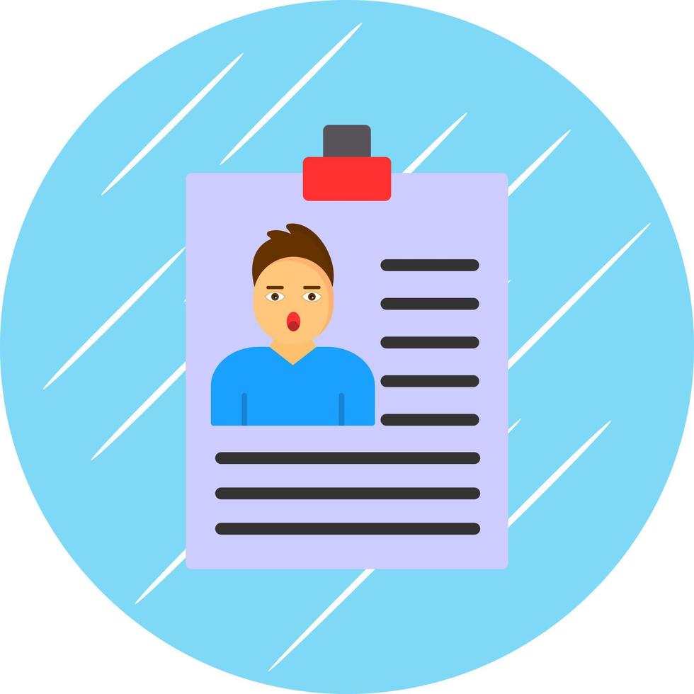 Identification Vector Icon Design