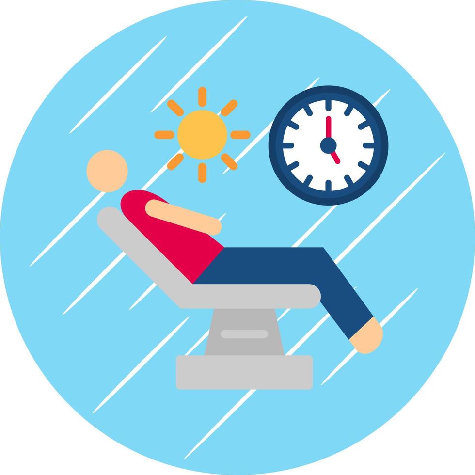 Relaxation Vector Icon Design