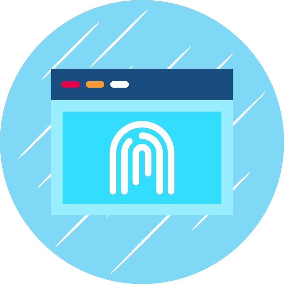 Biometric Vector Icon Design