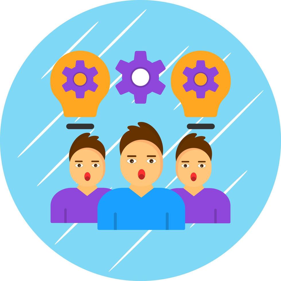 Team Work Vector Icon Design