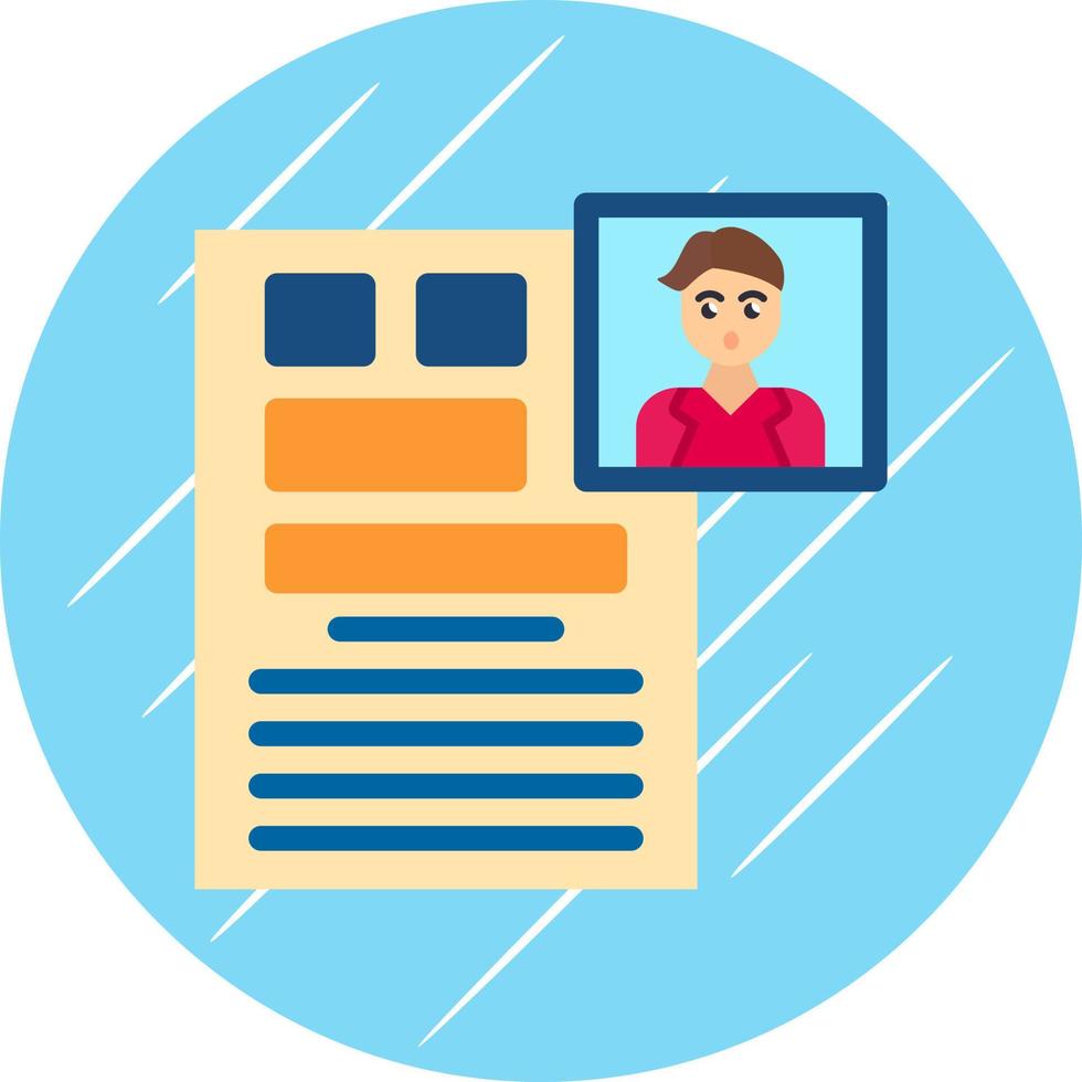 CV Vector Icon Design