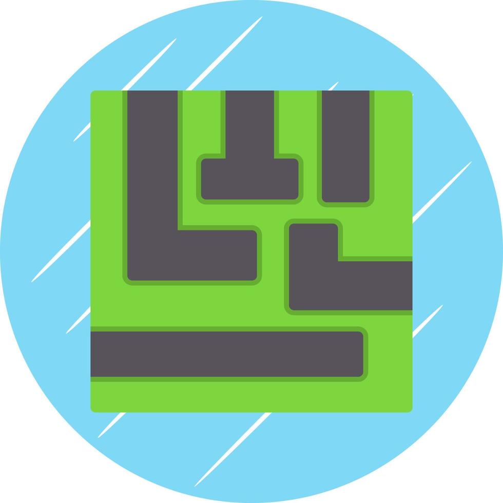 Maze Vector Icon Design