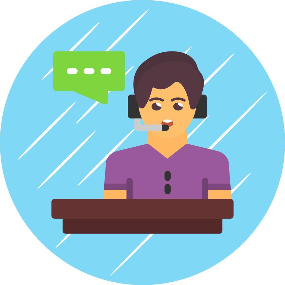 Customer Service Vector Icon Design