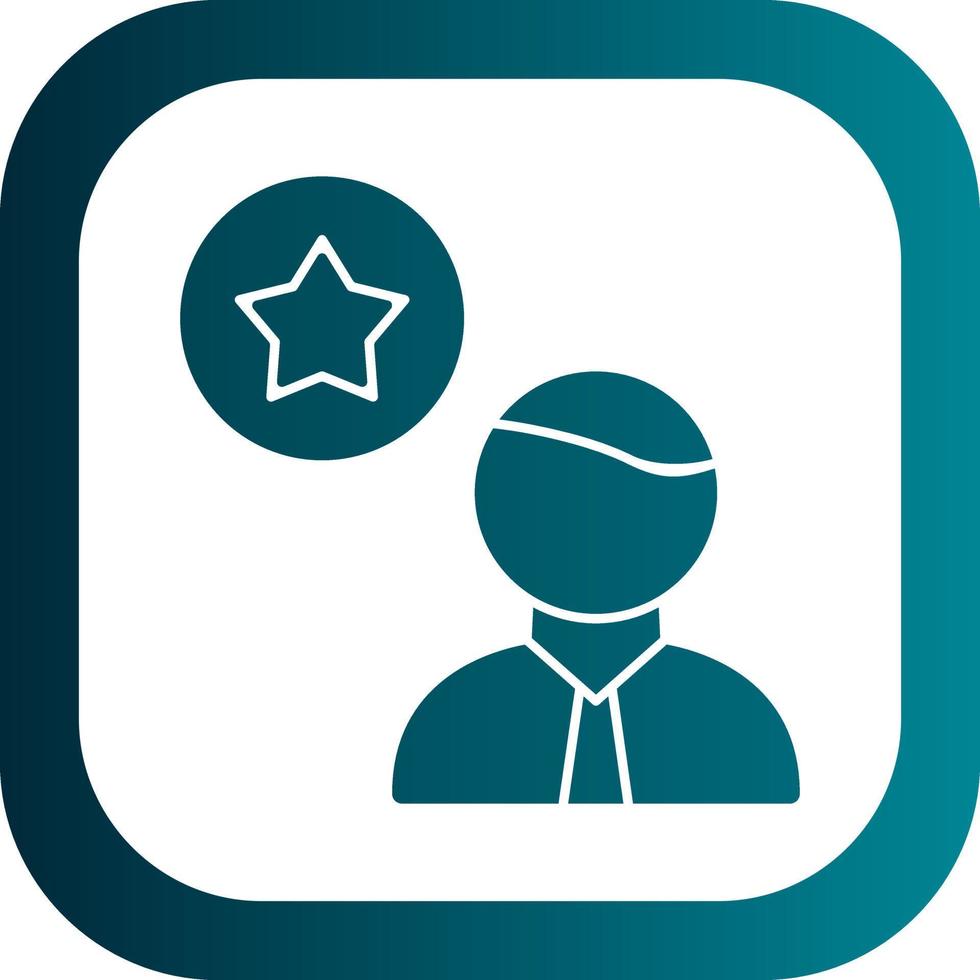 Leader Vector Icon Design