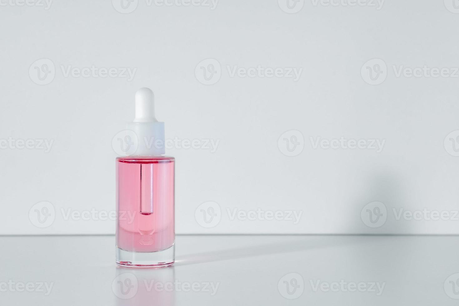 Pink face oil photo
