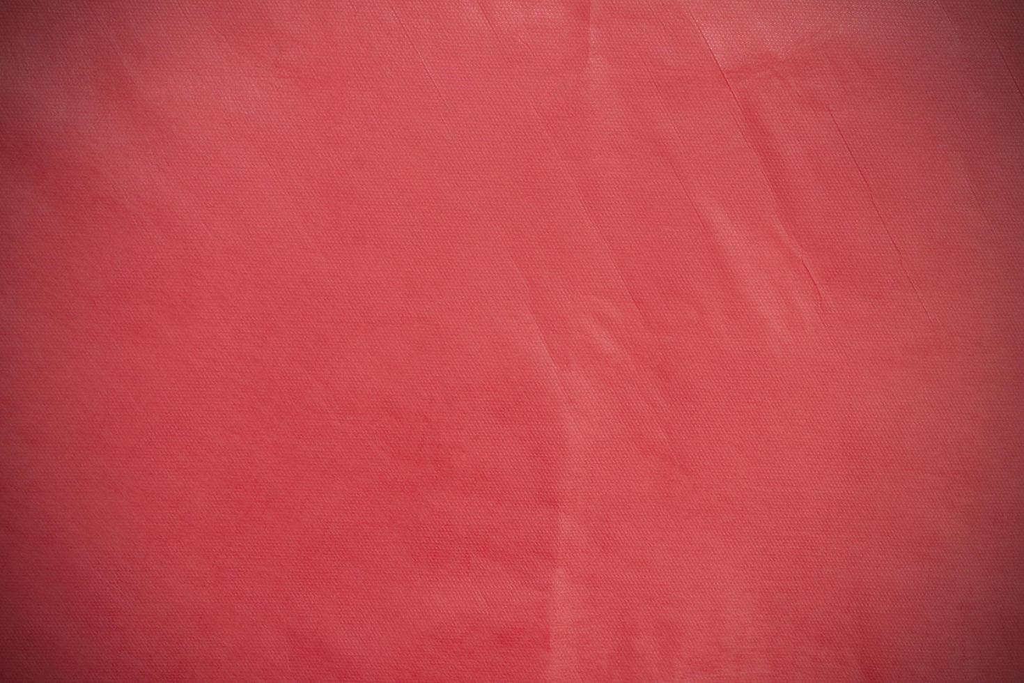 Background and texture of red mulberry paper with wrinkled. photo