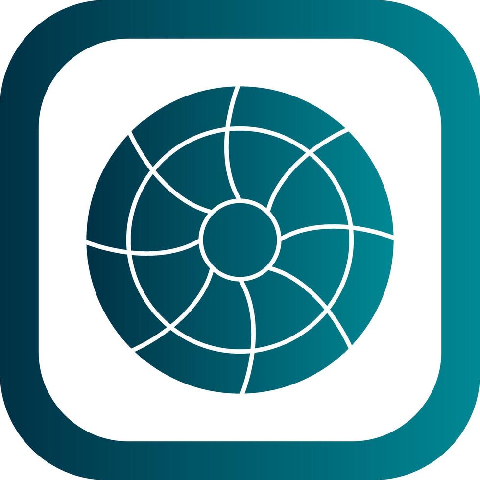 Crossflow Turbine Vector Icon Design