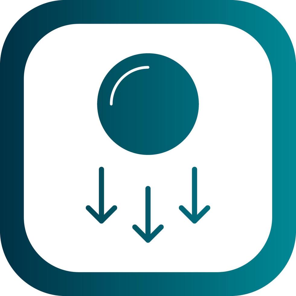 Gravitational Energy Vector Icon Design