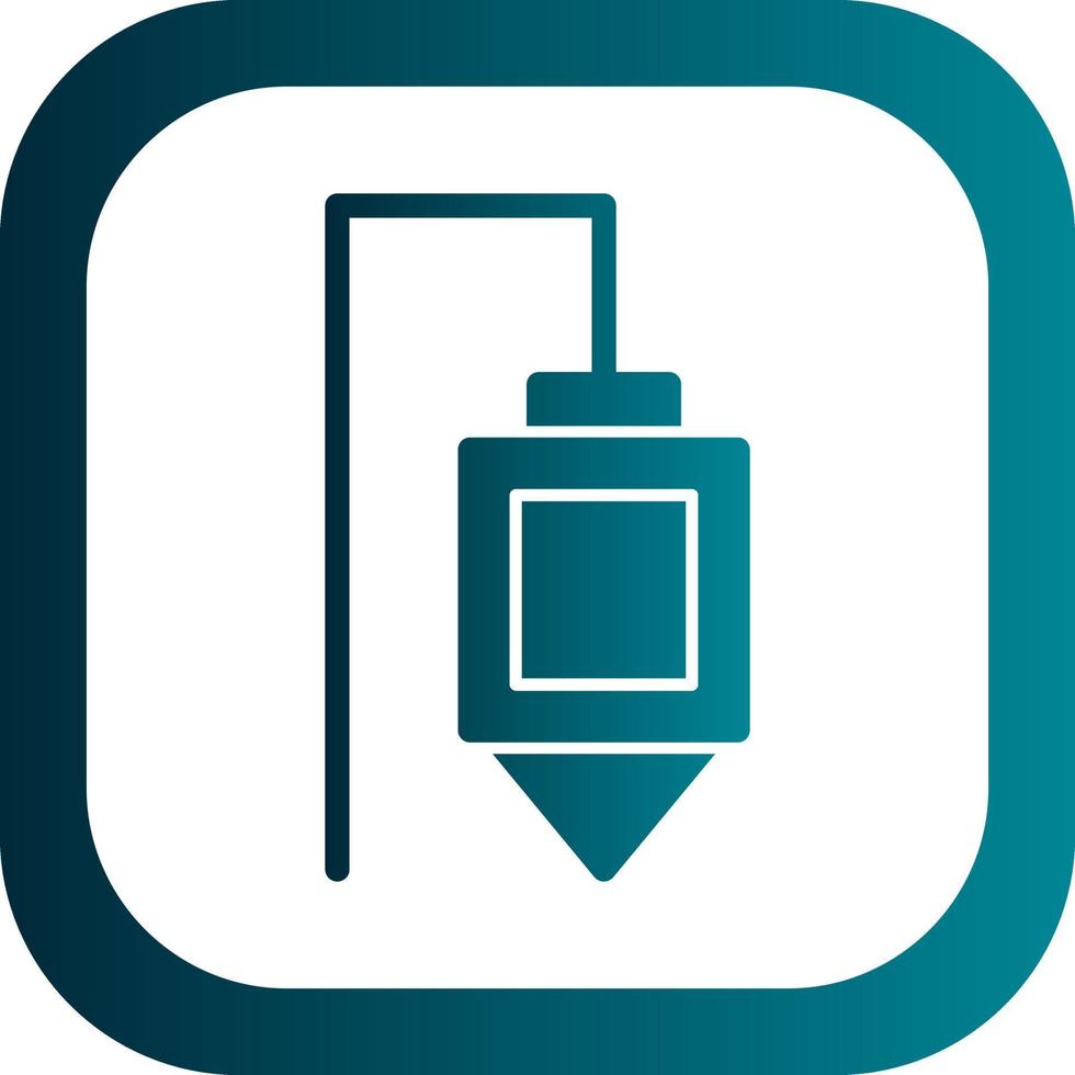 Plumb Bob Vector Icon Design