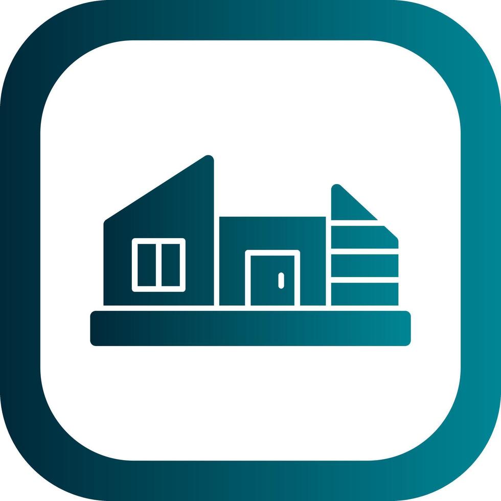 Farm House Vector Icon Design
