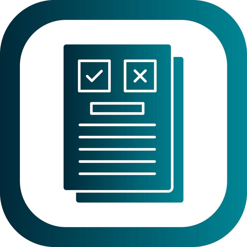 Rules Vector Icon Design