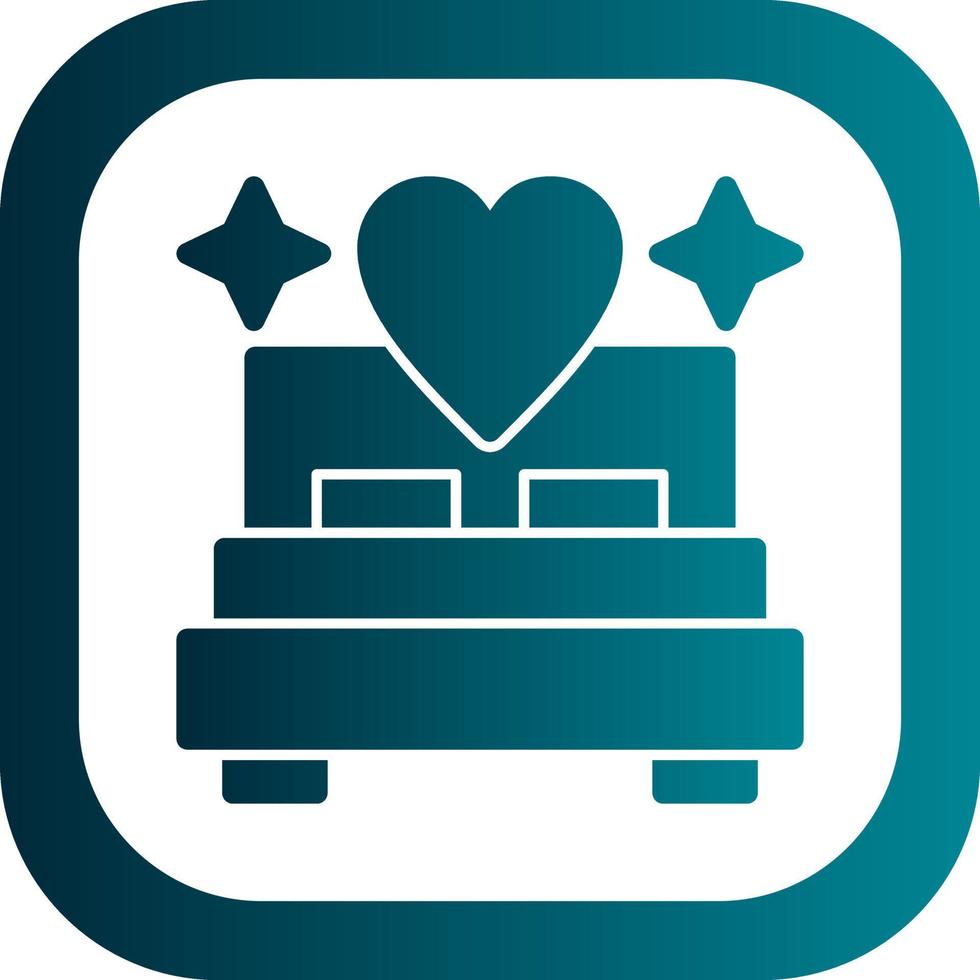 Bed Vector Icon Design