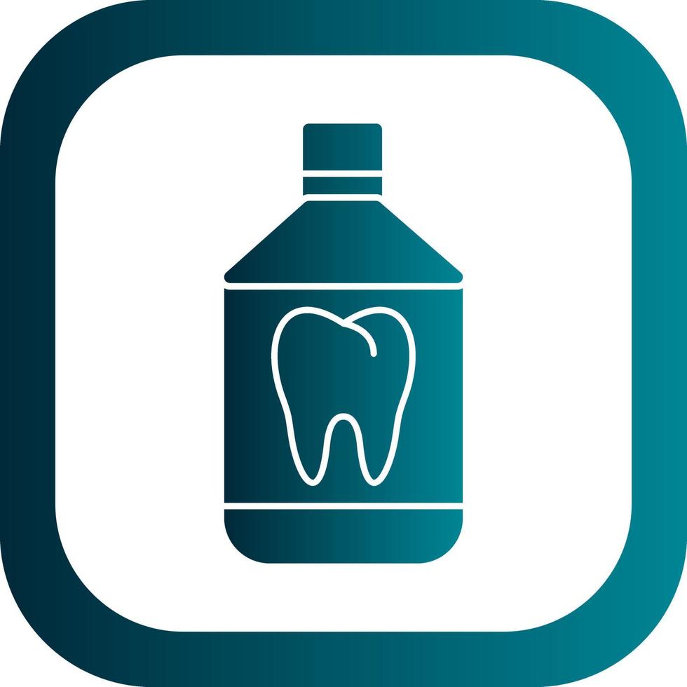 Mouthwash Vector Icon Design