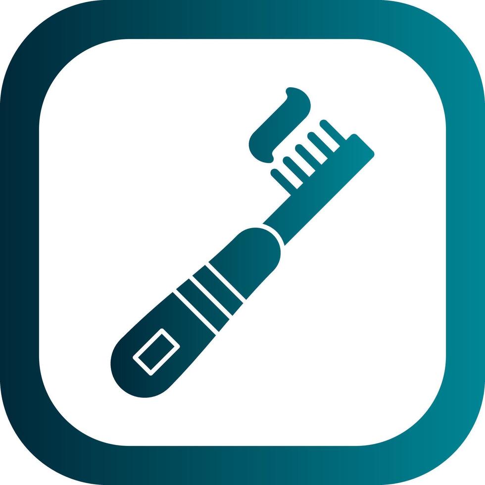 Toothbrush Vector Icon Design