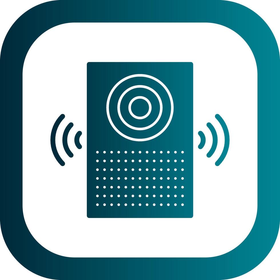 Smart Speaker Vector Icon Design