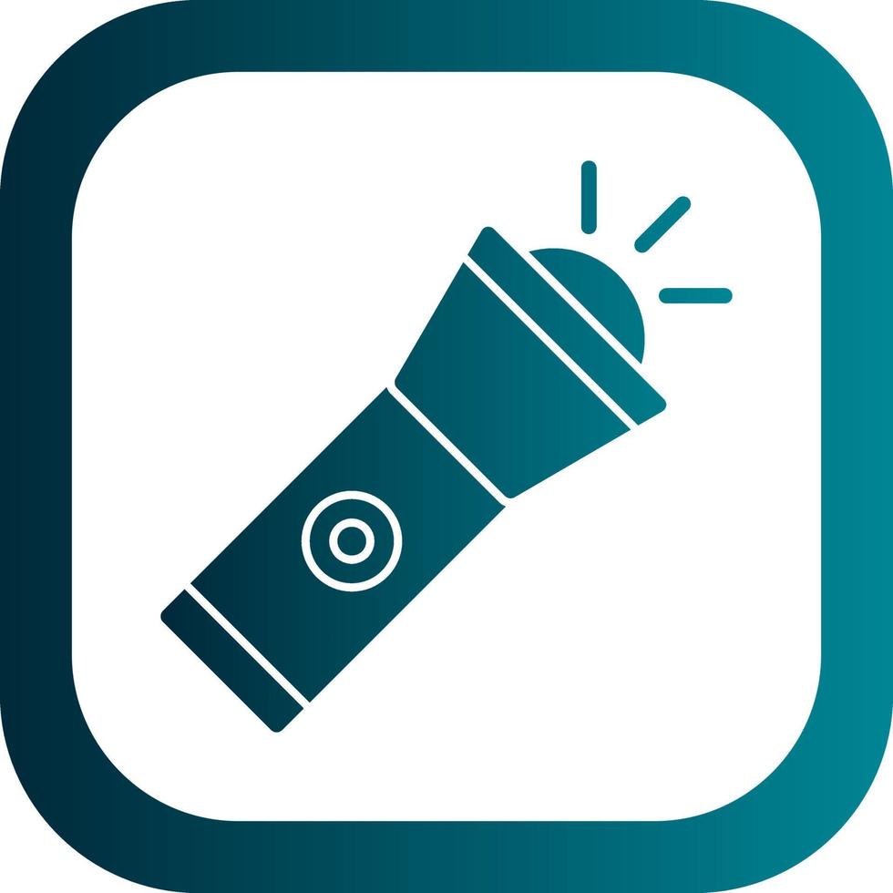 Flashlight Vector Icon Design