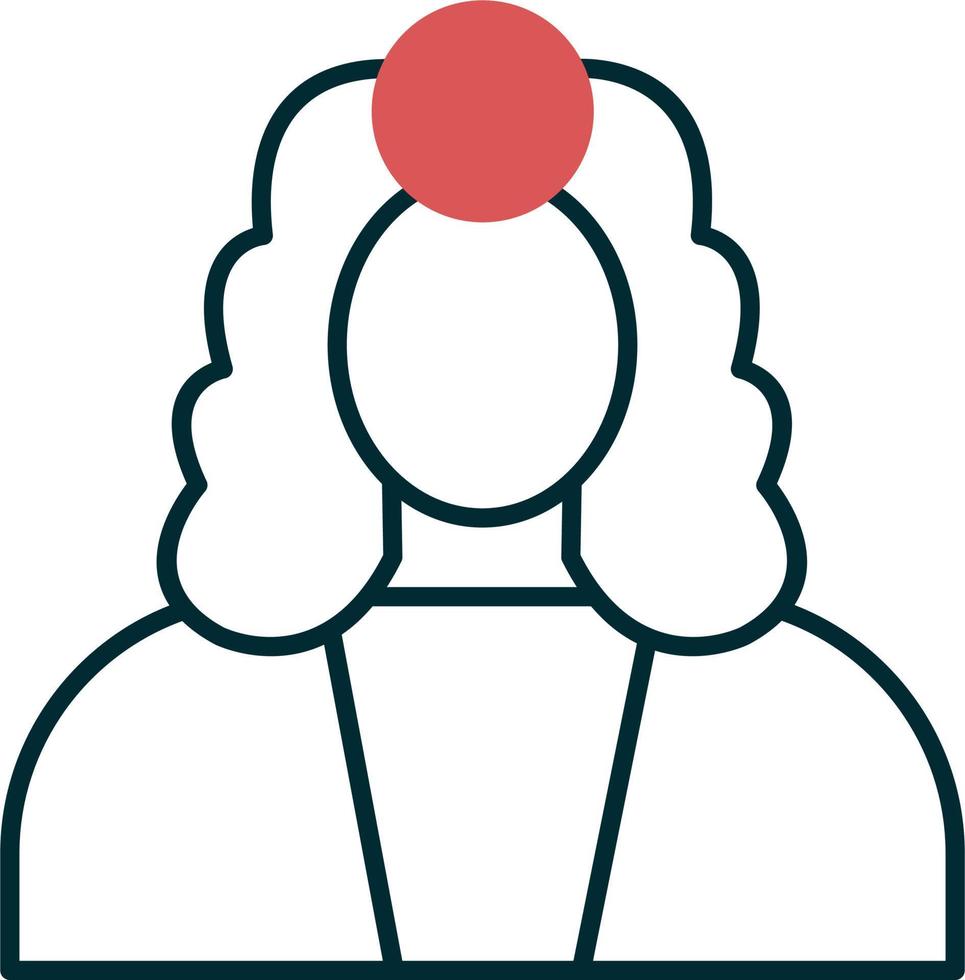 Judge Vector Icon Vector Icon