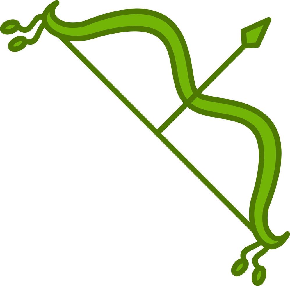 Arch and Bow Vector Icon