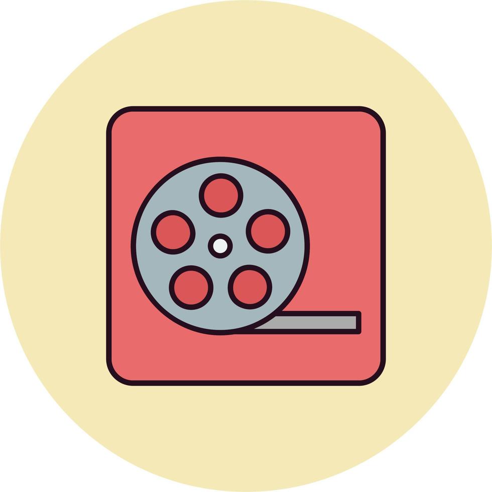 Movie reel Vector Icon