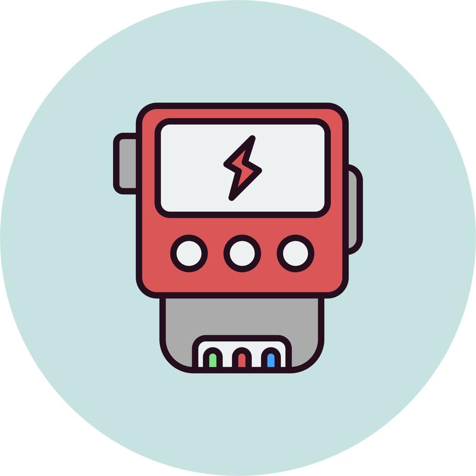 Electric meter Vector Icon