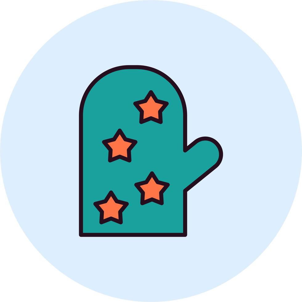 Oven Glove Vector Icon